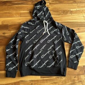 Heritage all over print pullover fleece hoodie
